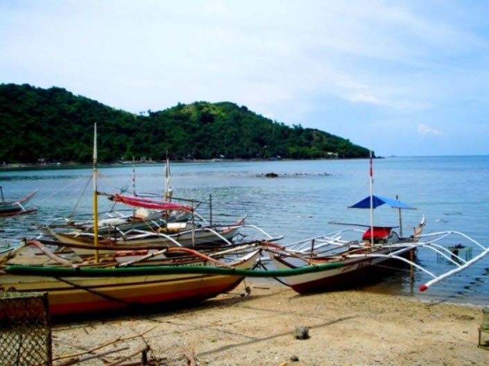 Olot White Beach - Bolusao, Philippines , Philippines